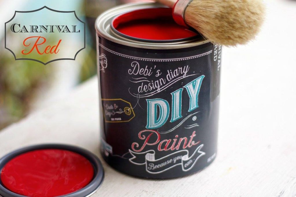 Carnival Red DIY Paint Can