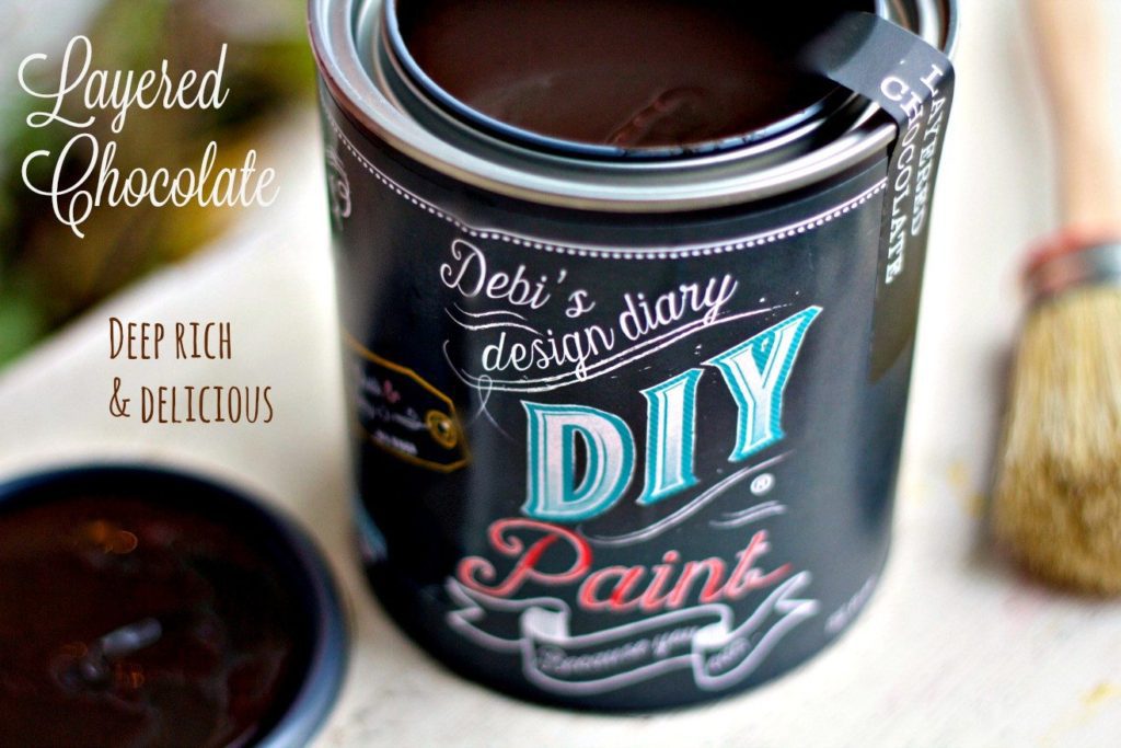 Layered Chocolate DIY Paint Can