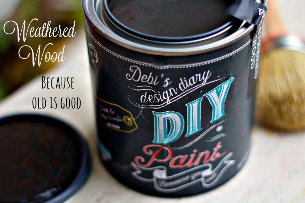 Weathered Wood DIY Paint Can