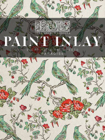 Front Cover of the Paradise paint inlay