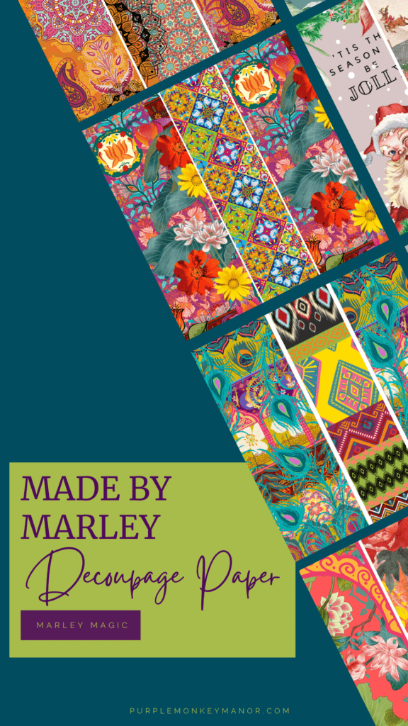 Pinterest Pin for Made By Marley Magic Decoupage Paper