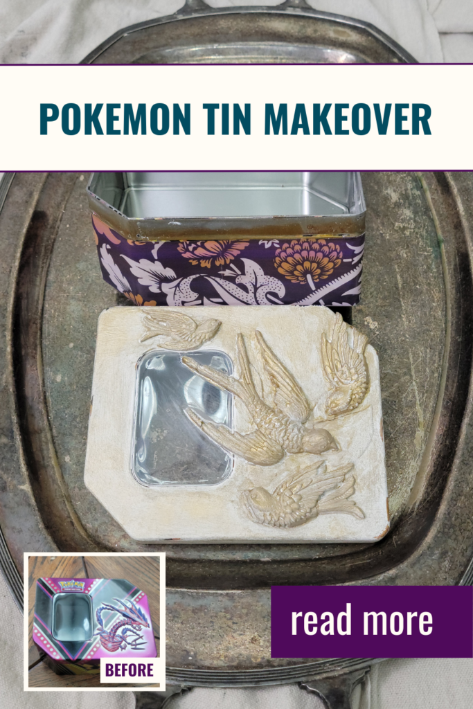 Pokemon Tin Makeover Pinterest Pin with Birdbox